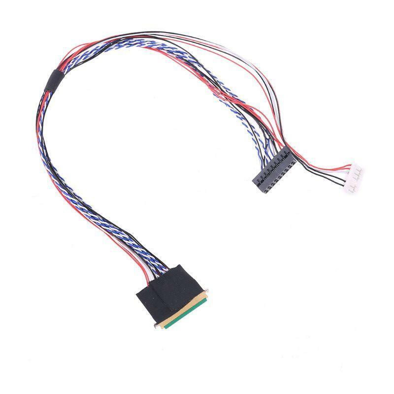 1pc LCD Screen Cable 40 Pin 1 Channel RBG 6 Bit LED for Computer Display