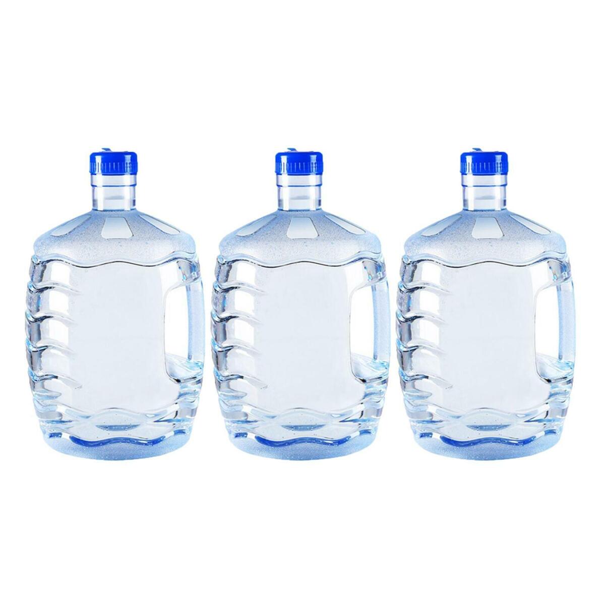 3Pieces  Reusable 7.5L Outdoor Car Water Carrier Canister Water Tank