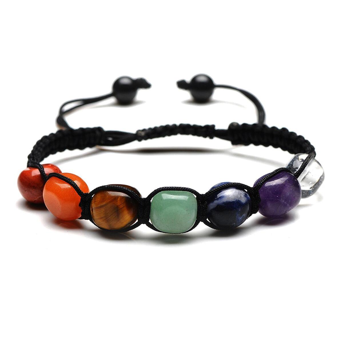 Handmade 7 Bracelets  Braided Meditation Jewelry Study Gyms