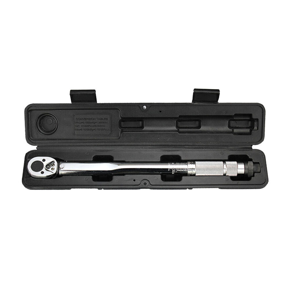 1/4 3/8 1/2 Square Torque Wrench 2-Way Adjustable Tire Repair Spanner (1/4)