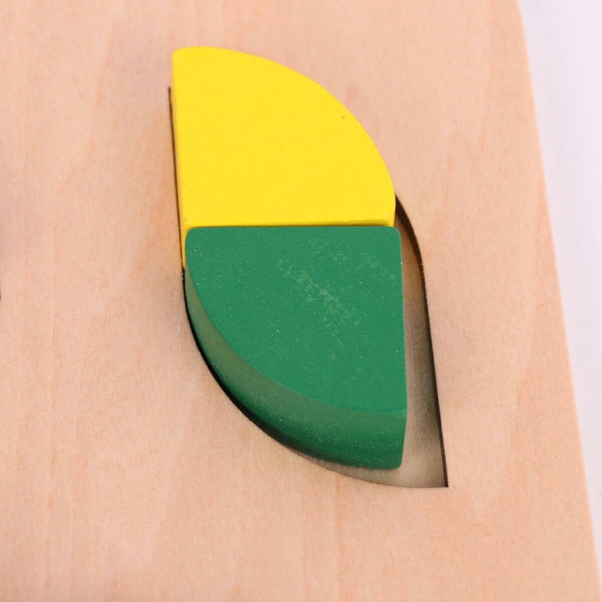 Wooden puzzle playing Geometric Shape Development for Classroom  Children