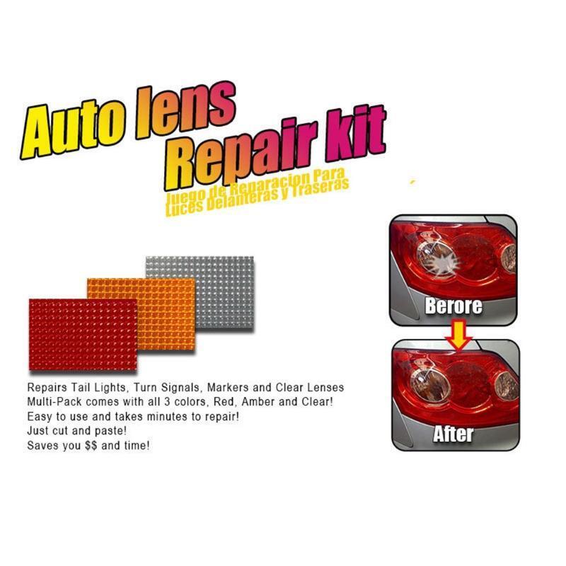 PVC Polishing Film Car Glass Taillight Headlights Markers Auto Lens Repair Kit