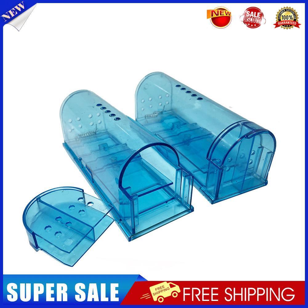 2x Reusable Plastic Mouse Trap Rat Mice Pest Killer Rodent Catcher for Home