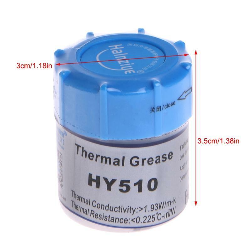 10G HY510 Thermal Grease Compound Silicone CPU Heat Sink Cooling Paste Gray