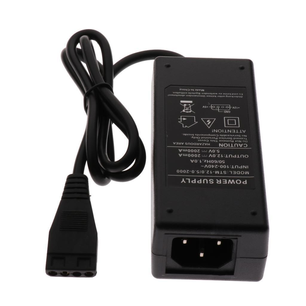 AC 100-240V 2A IDE Power Supply Adapter for 3.5" IDE HDD/CD/5.25" DVD-ROM