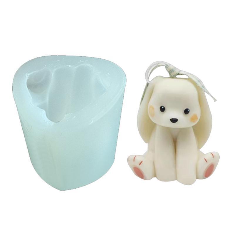 Rabbit Shaped Candle Moulds Silicone Mousse Cake Mold DIY Pastry Decorating Tool