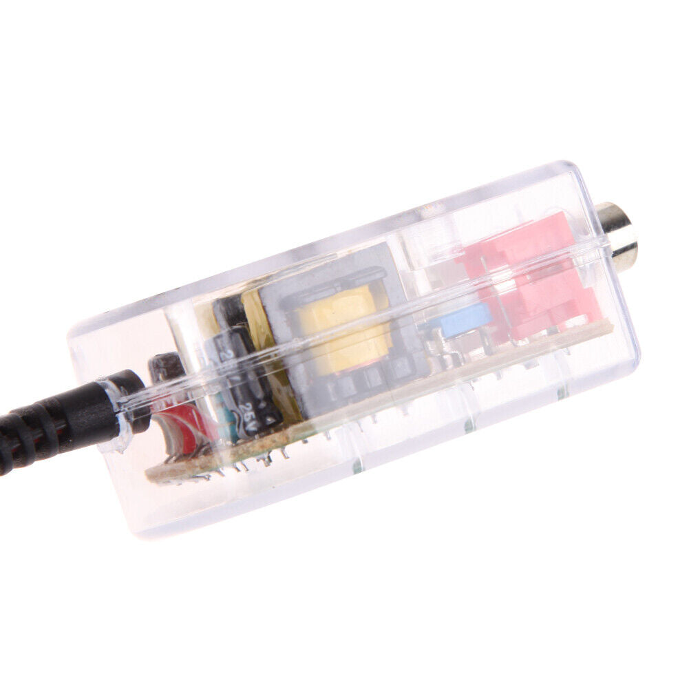 Car Stero Radio Speaker High To Low RCA Line Audio Impedance Converte