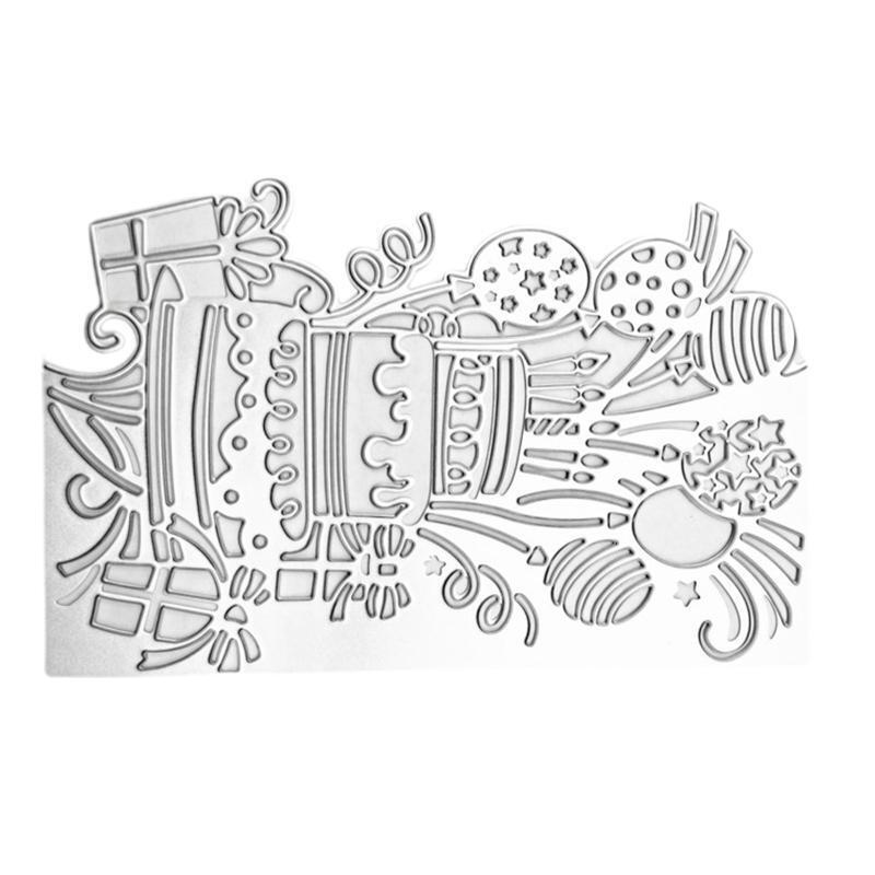 Cake Cards Metal Cutting Dies Stencil Scrapbooking DIY Album Stamp Paper Card
