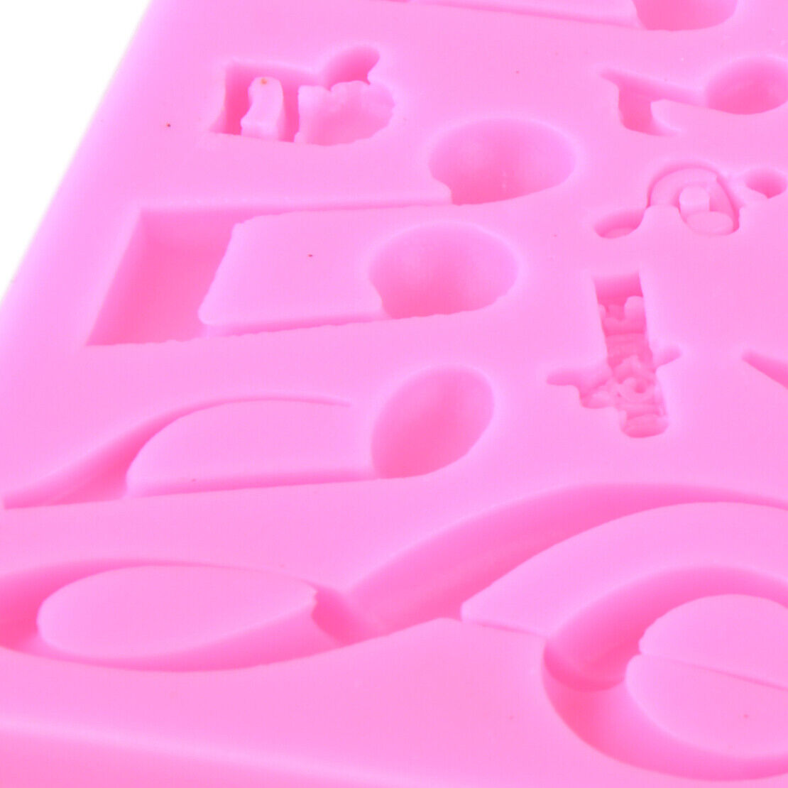 Multi Music Note Silicone Mold Mould Chocolate Fondant Mat Cake Decoration Li