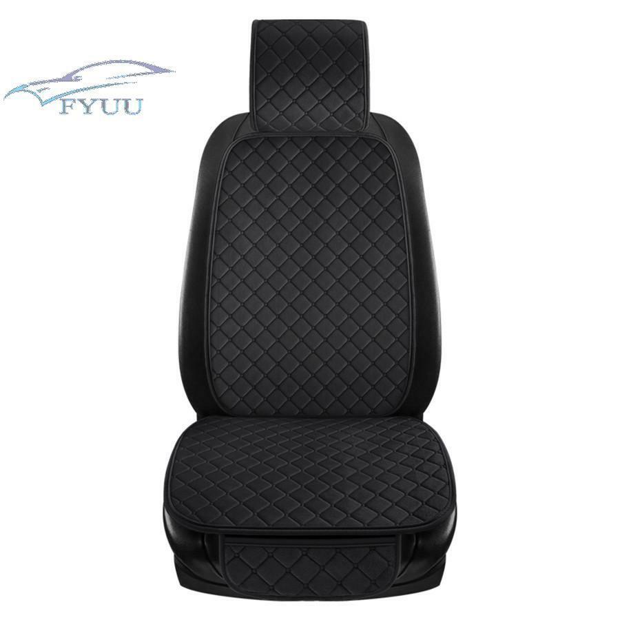3x Universal Winter Warm Car Front&Rear Short Plush Seat Cover Cushion Protector