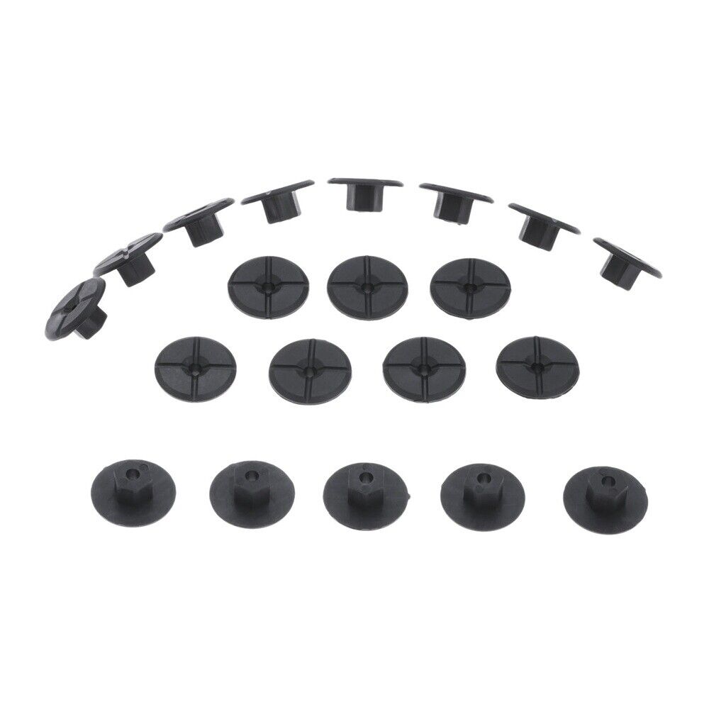 10Pcs Auto Car Clips UNTHREADED Nuts Fasteners Screws Fit for Mercedes Plastic