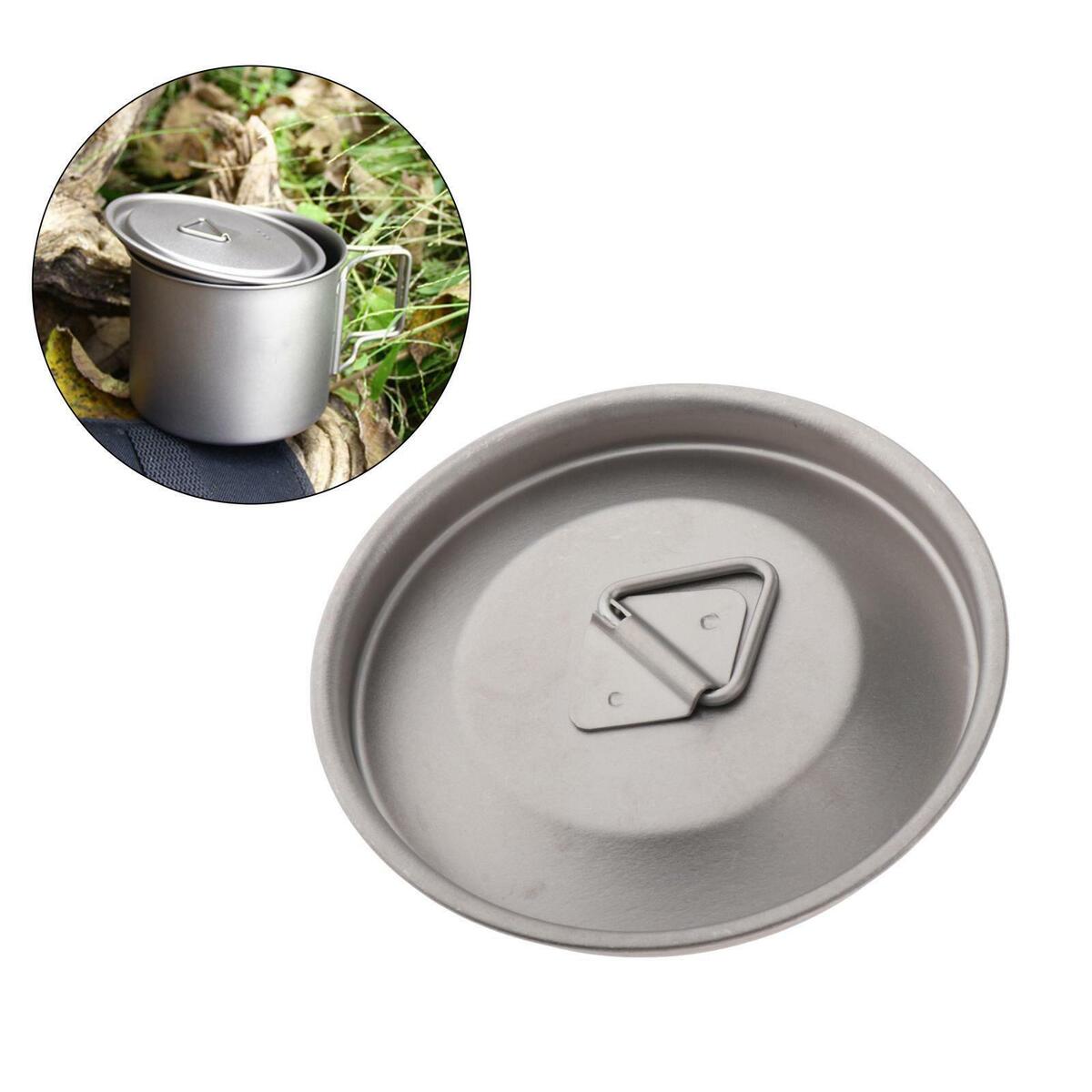 Mug Lid Outdoor Camping Water Cup  Foldable Handle 3.35''