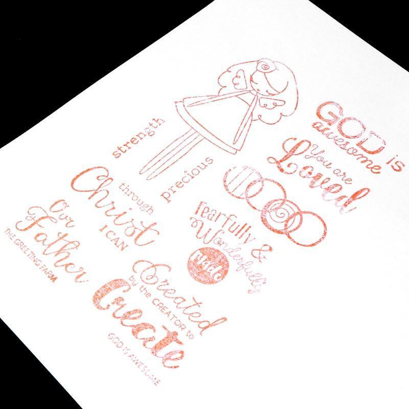 Sweety Girl Wishes Clear Stamp Silicone Seal DIY Diary Scrapbook Card Album S31