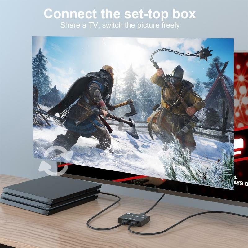 DisplayPort 8K DP 1.4 Switch Bi-Direction 8K@30Hz 4K@120Hz Splitter Converter