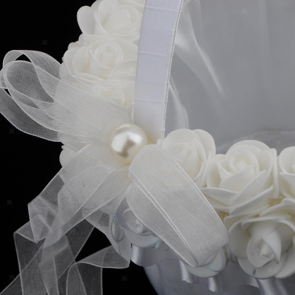 2pcs Classic Flower Girl  Beading Engagement  Party w/ Handle