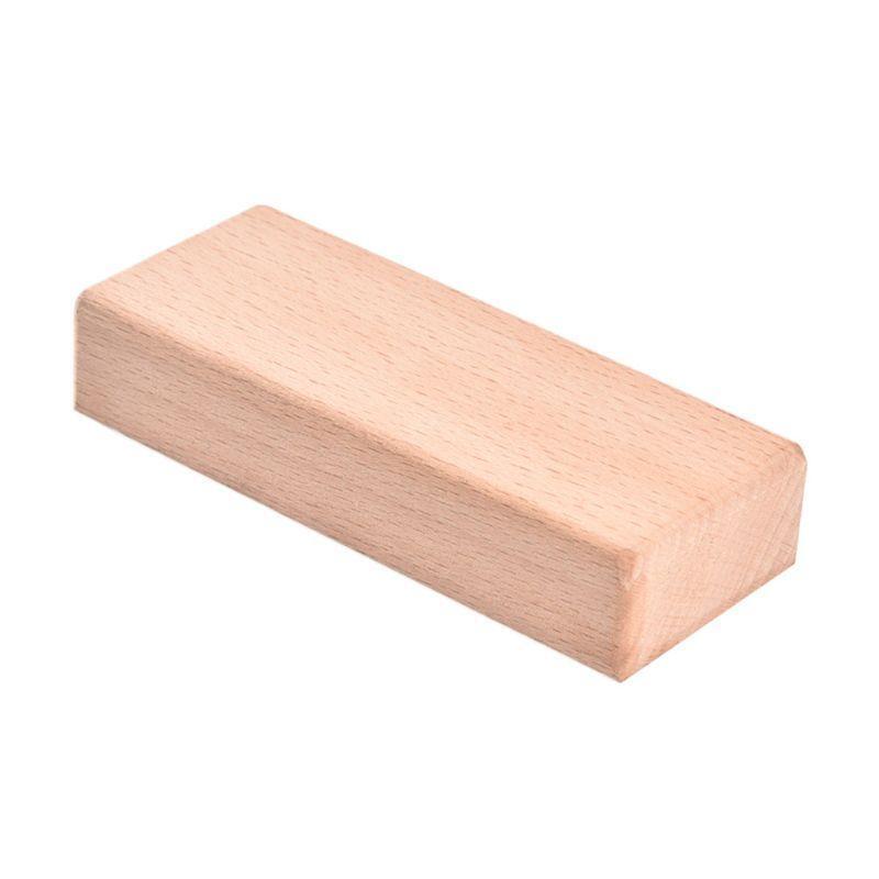 Guitar Fret End Bevel File Luthier Maple Wood 45 Degree Guitar Polishing Tool