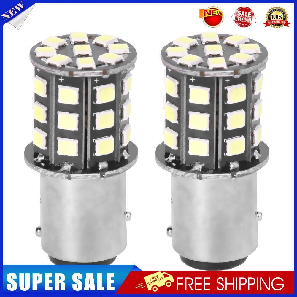 1 Pair 1157/BAY15D 33 SMD2835 LED Car Tail Brake Stop Light Fog Lamp Bulbs