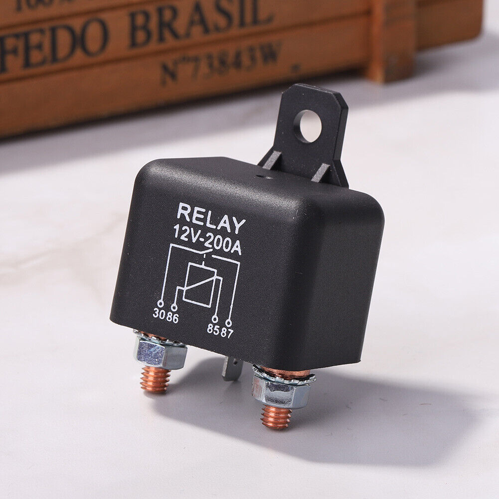 200A 12V DC Split Charge Winch Relay for Car Van Boat 4 Pin Normally Open