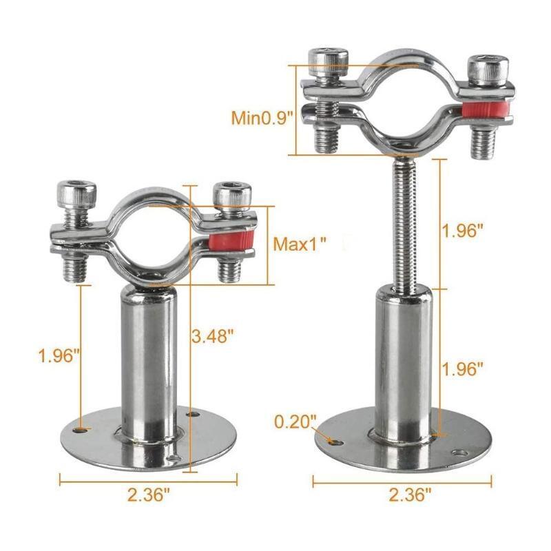Adjustable Pipe Straps Stainless Steel Pipe Support Durable Pipe Straps