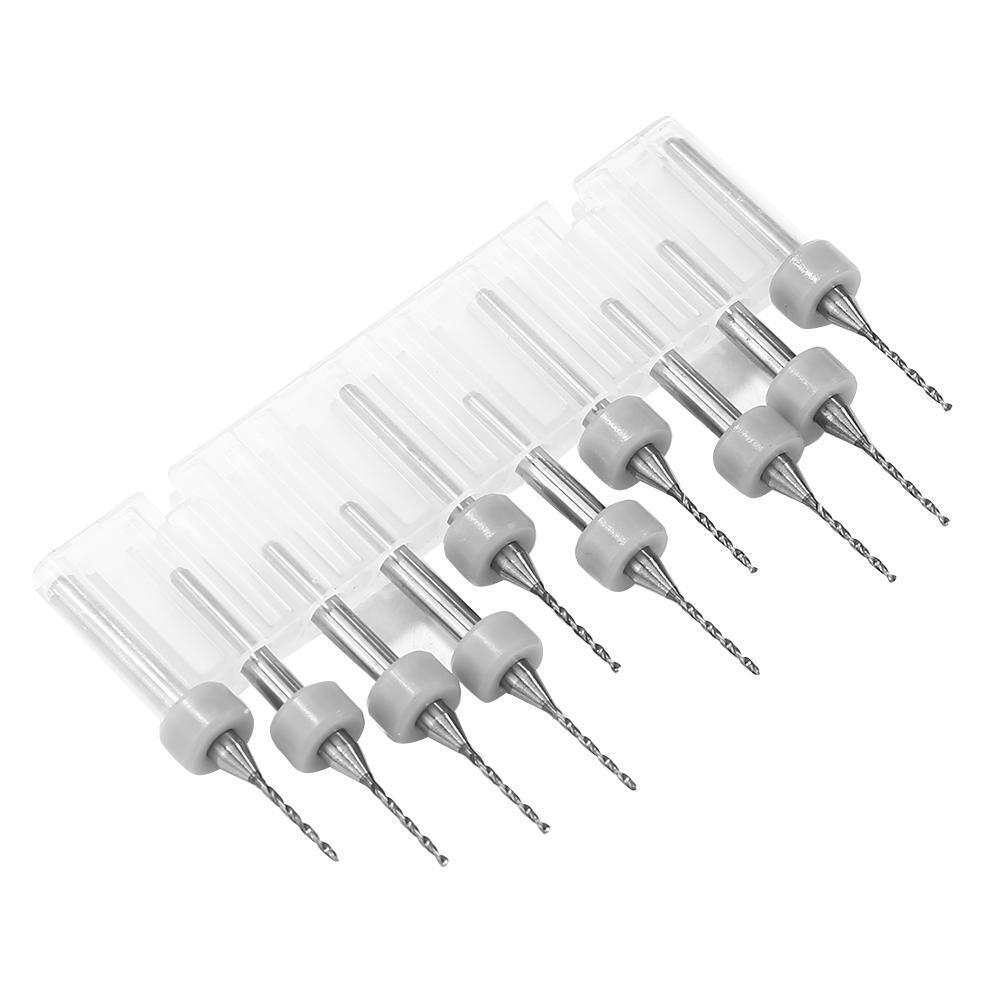 10pcs Circuit Board PCB Drill Bits Tungsten Steel Twist Drill Bits (0.9mm)