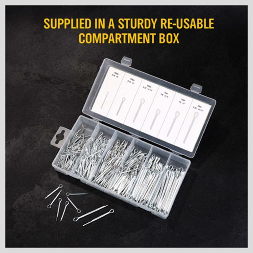 555pcs/Set Stainles Steel Split Pins Clevis Cotter Pin Fasteners Parts Tool Ki
