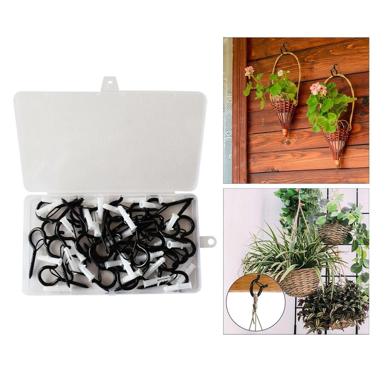 36Pcs/-Hanger Hooks Plants Outdoor Screw  to hook  Release Feeders