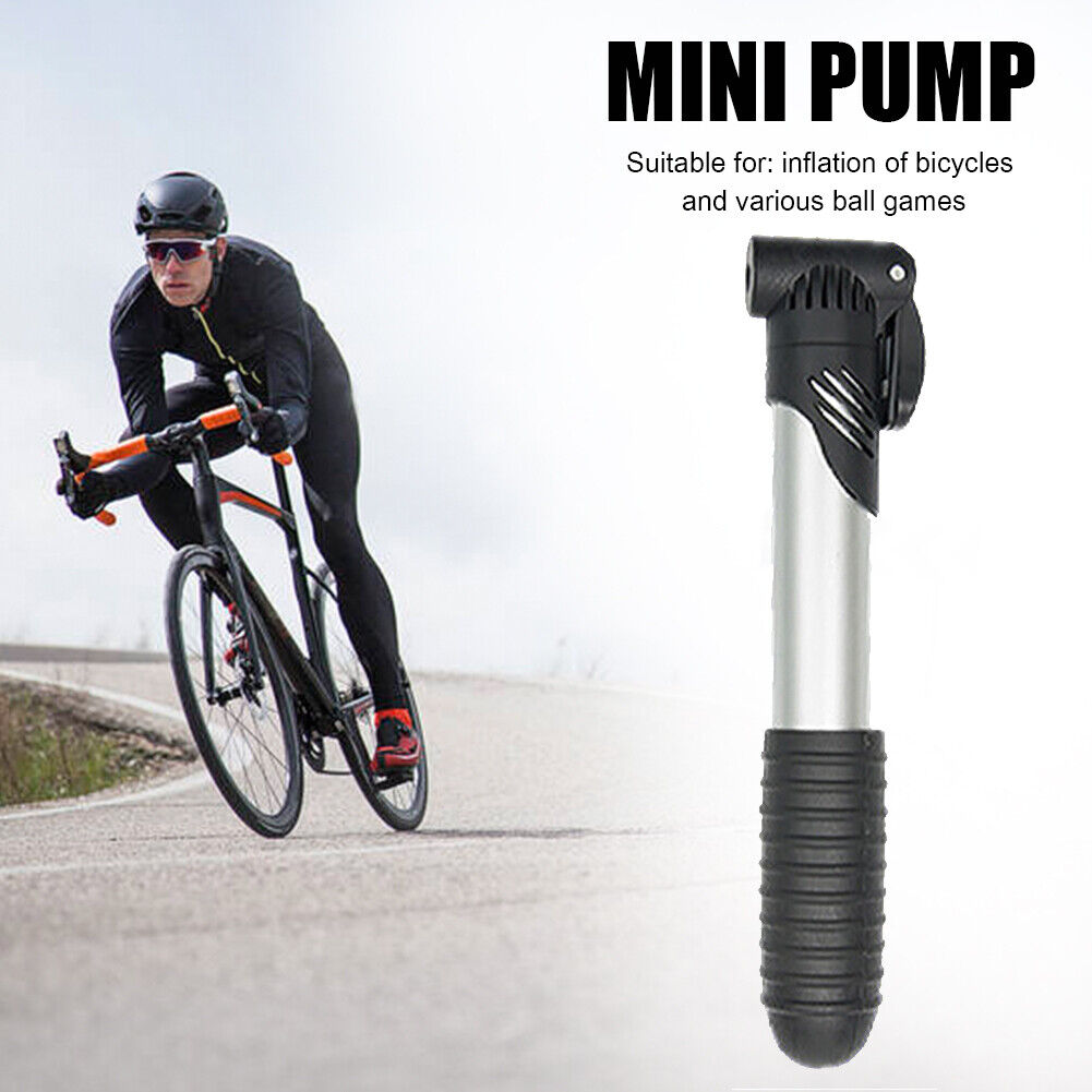 Bicycle Air Pump Mini Portable Aluminum Alloy Bike Cycling Tire Inflator
