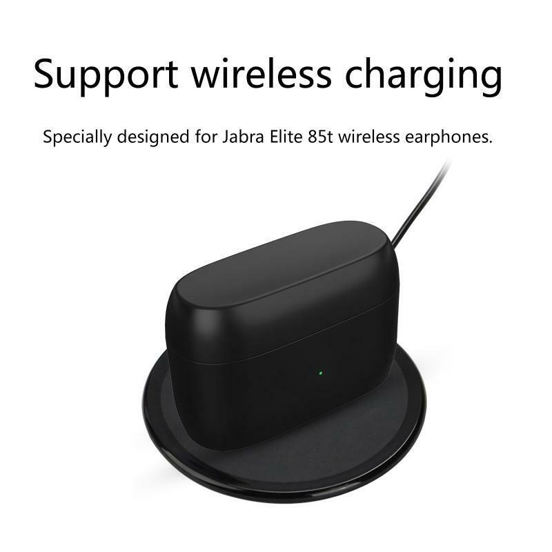 Upgraded Wireless Charging Case Charger Bin Compatible with Jabra Elite 85t
