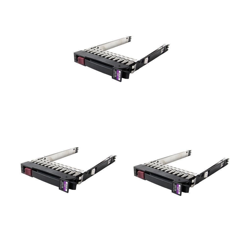 3x 2.5 SAS SATA HDD SSD Drive Carrier Tray for  DL380 DL360 G5 G6 G7