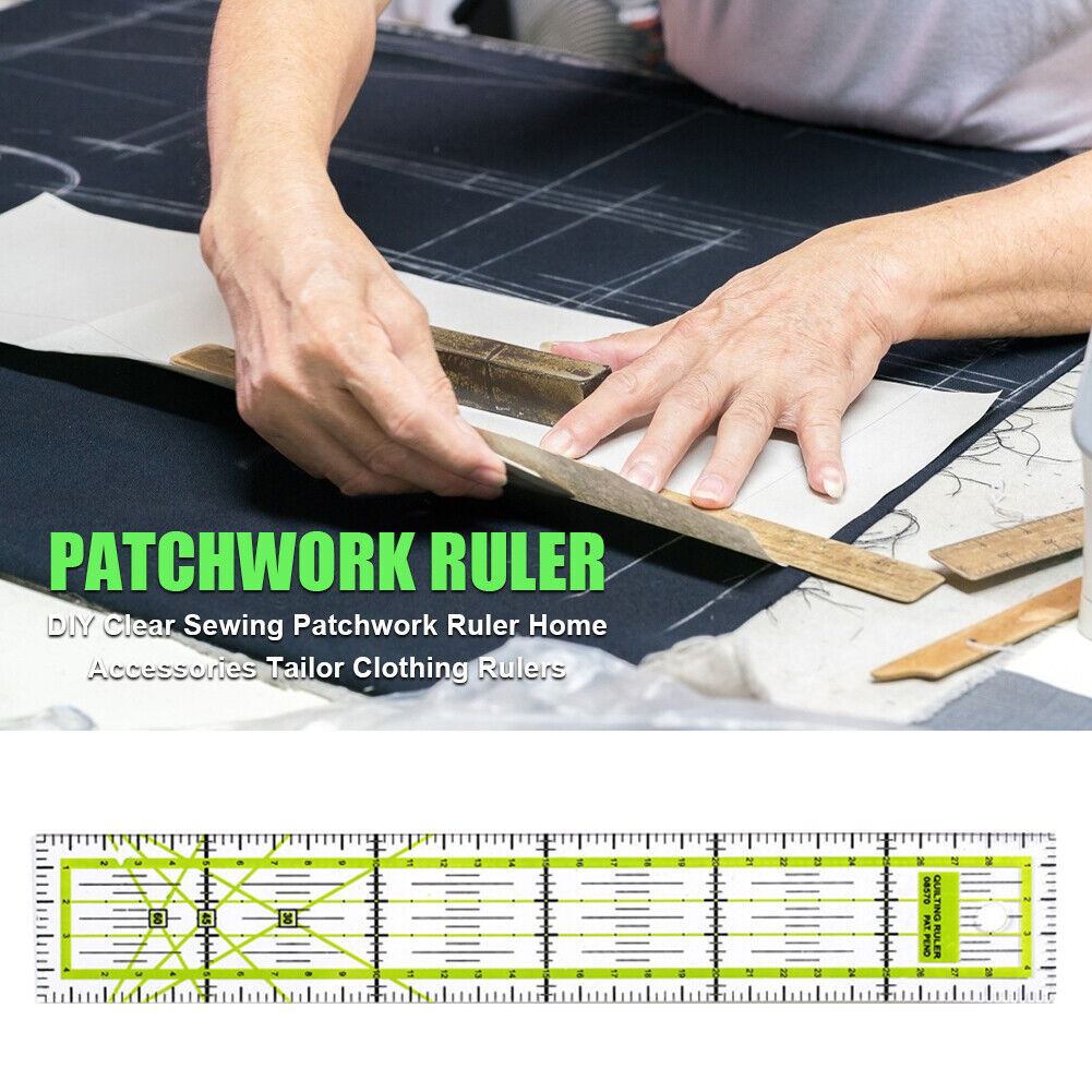 Acrylic Patchwork Ruler Double Color Quilting DIY Sewing Tools (5x30cm)