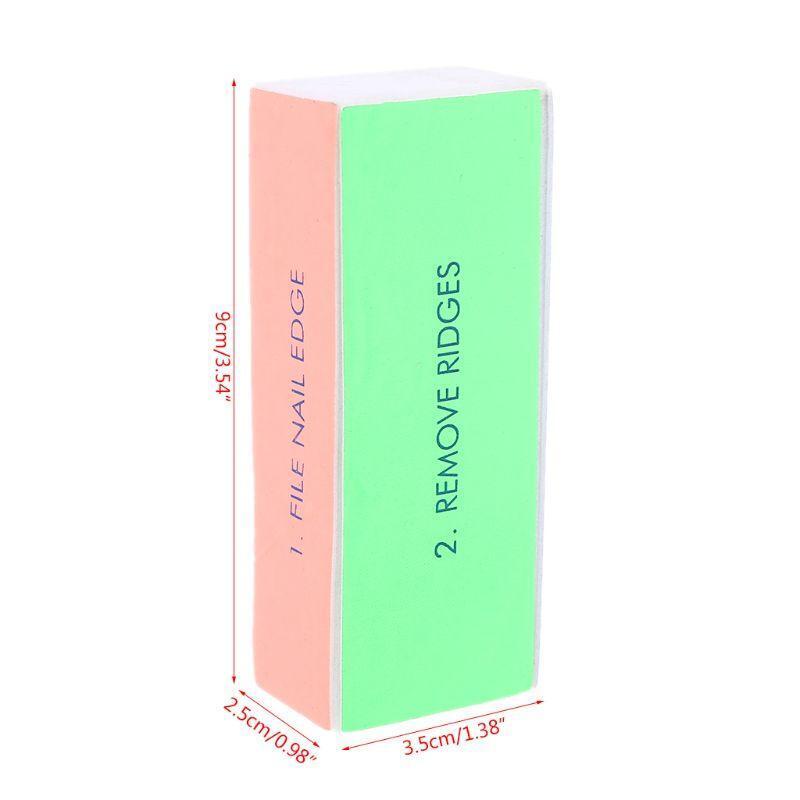 1Pc Nail Art Manicure 4 Way Shiner Buffer Buffing Block Sanding File