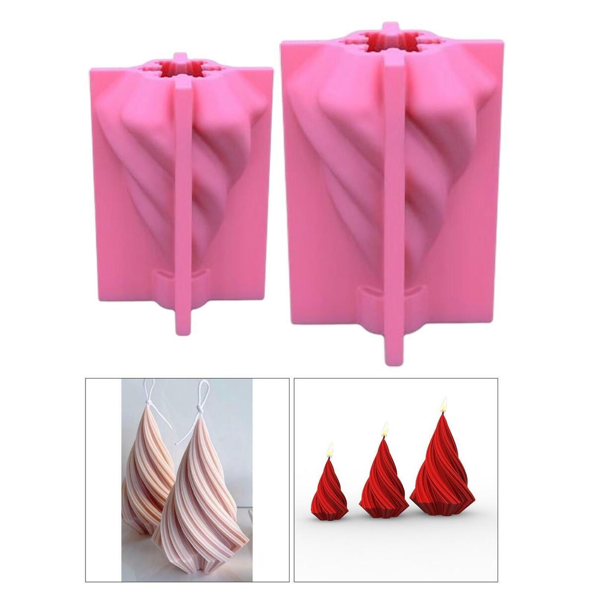 Silicone Candle Molds Abstract Art  Mould Reusable for Candle Making