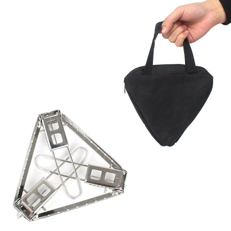 Barbecue Pot Holder Camping Stainless Steel Outdoor Camping Barbecue Stove Rack