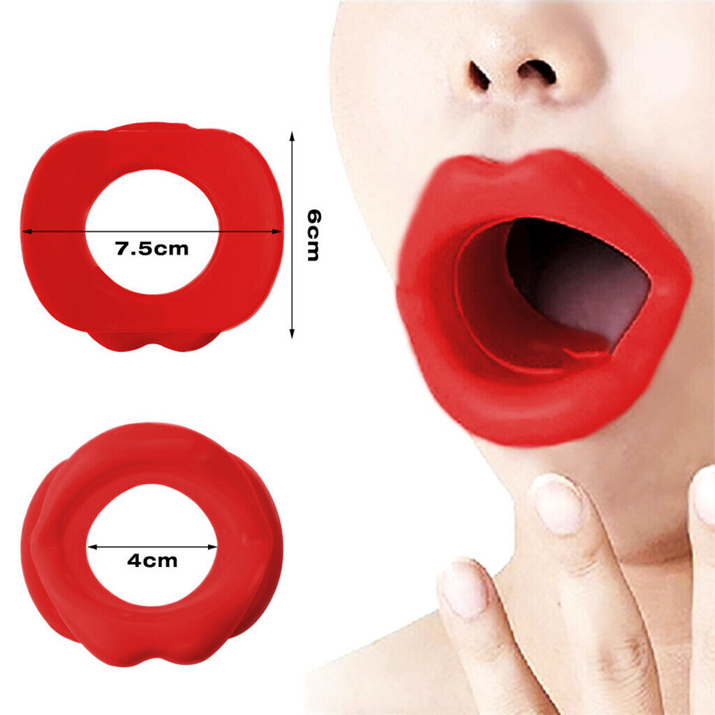 2Pcs Silicone  Lift  Lip Trainer Muscle Mouth Oral Exerciser