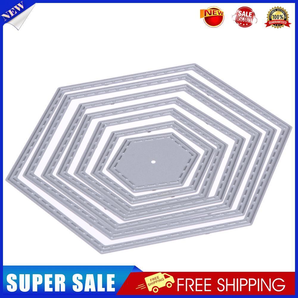 Hexagon spiral Die Cuts Metal Cutting Dies In Scrapbooking Embossing