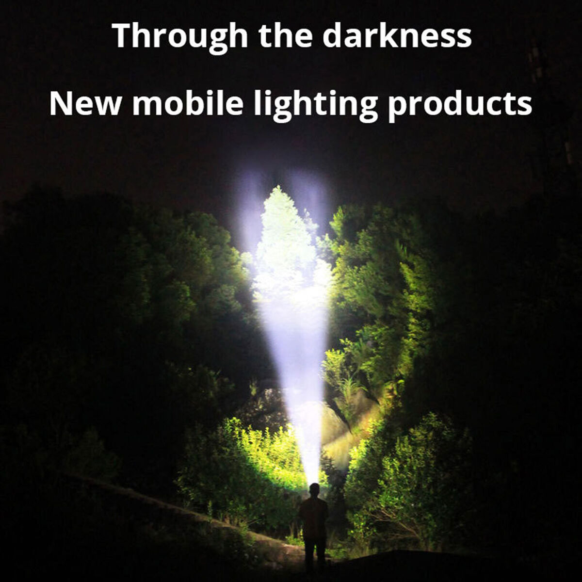 Rechargeable Light Solar & USB Charge Waterproof Mobile Lighting Products
