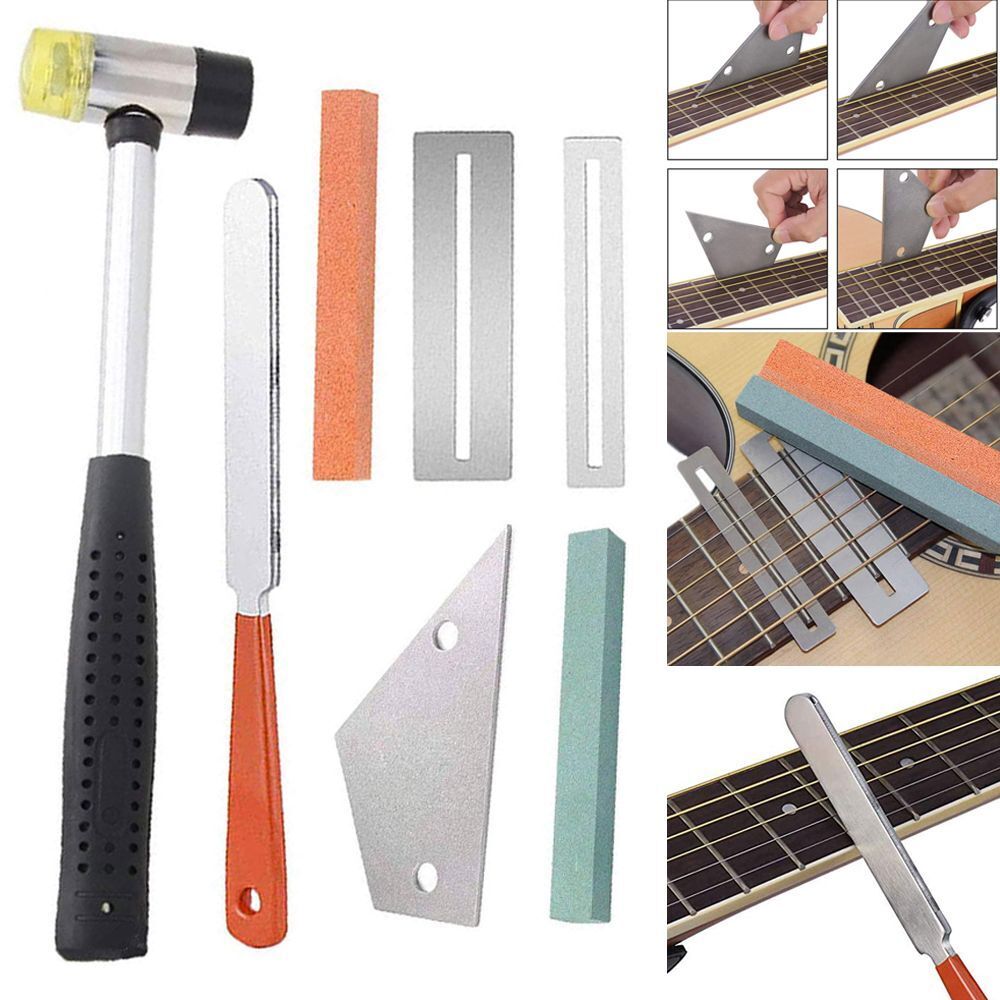 Action Ruler Maintenance Tools Repairing Set Guitar Tools Kits Organizer Bag