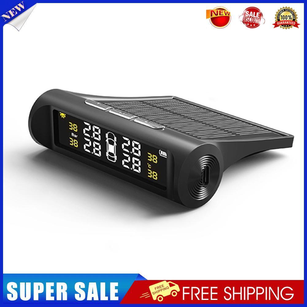 AN001 Solar Car TPMS Tire Pressure Monitoring System w/ 4 Internal Sensors