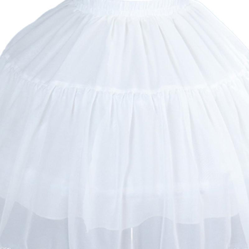 Hoop Skirt Petticoat Victorian Costume Underskirt Short Slips for Women Girls