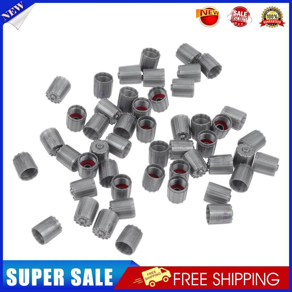 50pcs Plastic PMS Tire Valve Stem Caps Covers for Car Truck Motorcycle