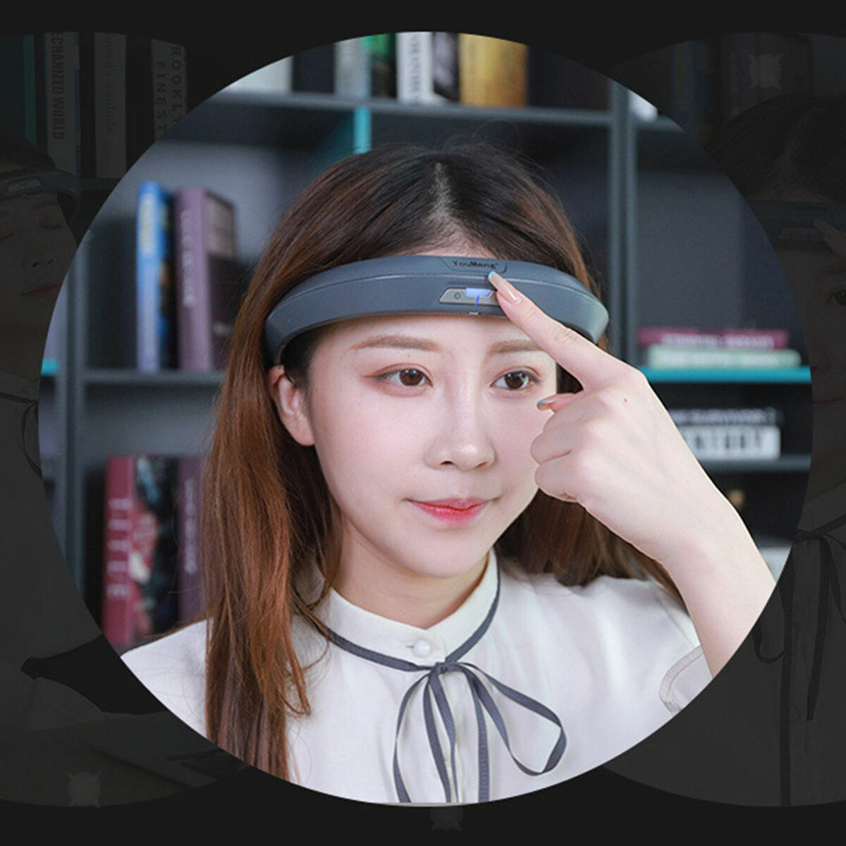 1 piece Head Massager  ing Aid  Headache Relieve Black