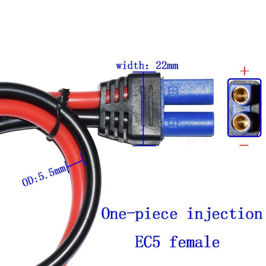 0.4M 10AWG EC5 Plug  Type Terminal Cable RC  Battery