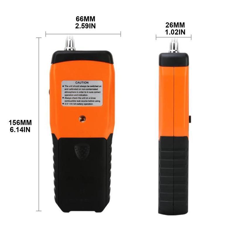 Propane & Natural Gas Leak Detector Portable Combustible Gases Methane Detect