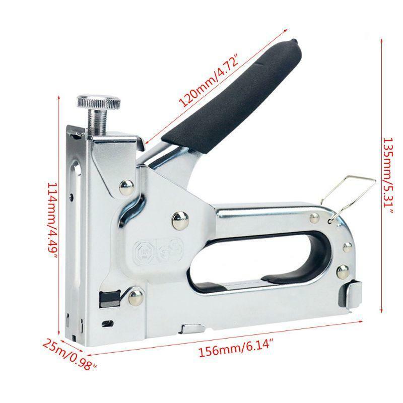 3 in 1 Nail Staple Gun 3 Ways Stapler Tacker for Fixing Furniture Doors Home