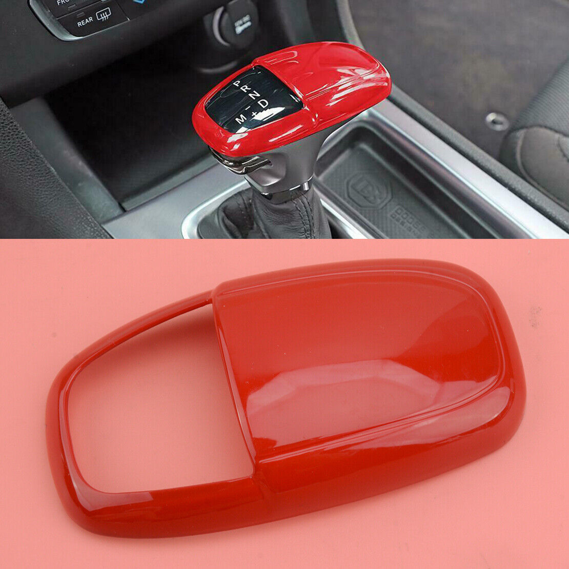 Gear Shift Shifter Knob Head Cover Trim Fit for Dodge Durango 2018-20/2021