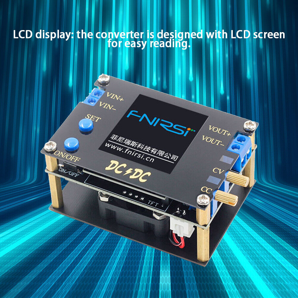 4A DC CC CV Automatic Boost Buck Converter Adjustable Power Module (50W)