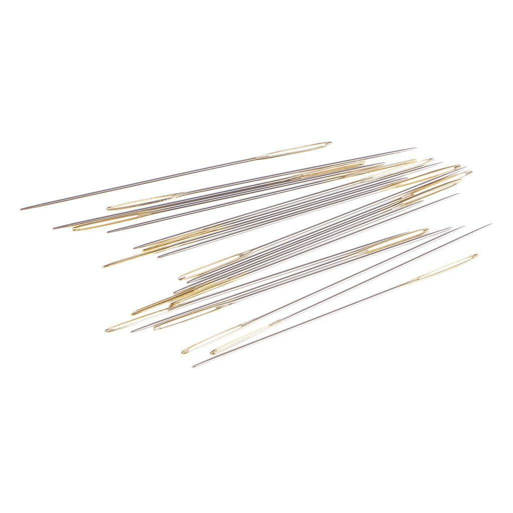 220x Large-eye Sewing Needles Sewing Cross-Stitch Needles Accs 26/26/28