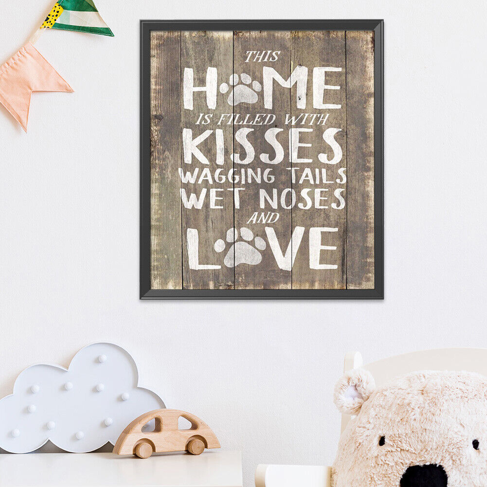 DIY Home Family Letters Patterns 11CT Cross Stitch Kit Stamped (74)