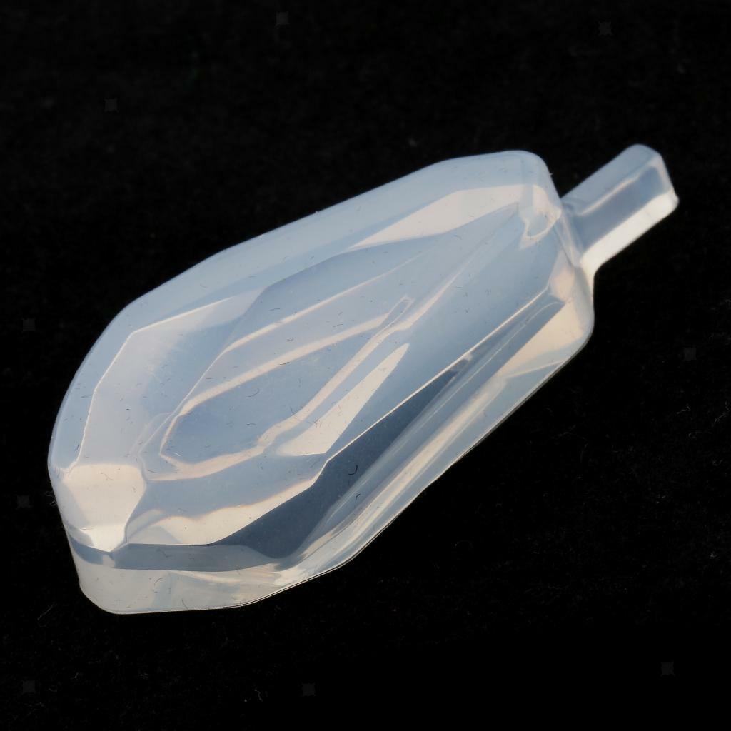 4Pcs Clear Crystal Mold Moulds DIY Epoxy and Mould Candles Making Supplies