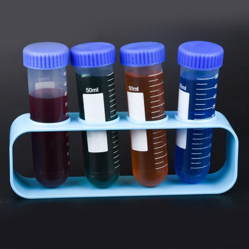 3pcs/Pack Clear 50ml Centrifuge Tubes Set for Student Teacher School Experiment